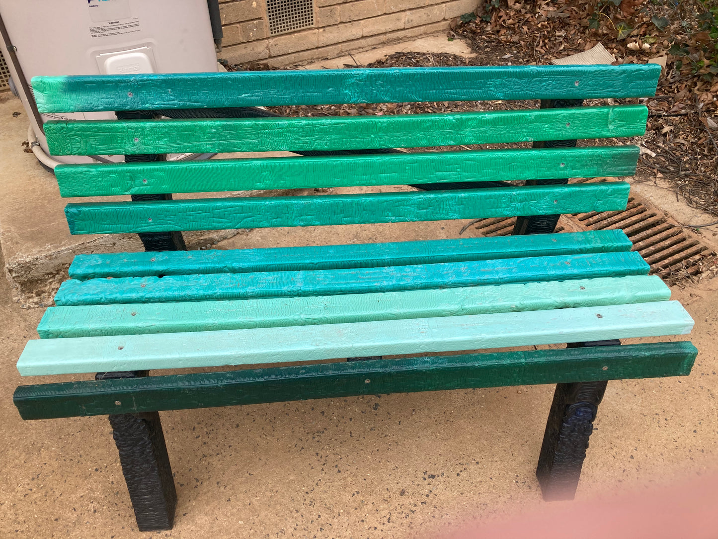 Small Rainbow Kindness Bench