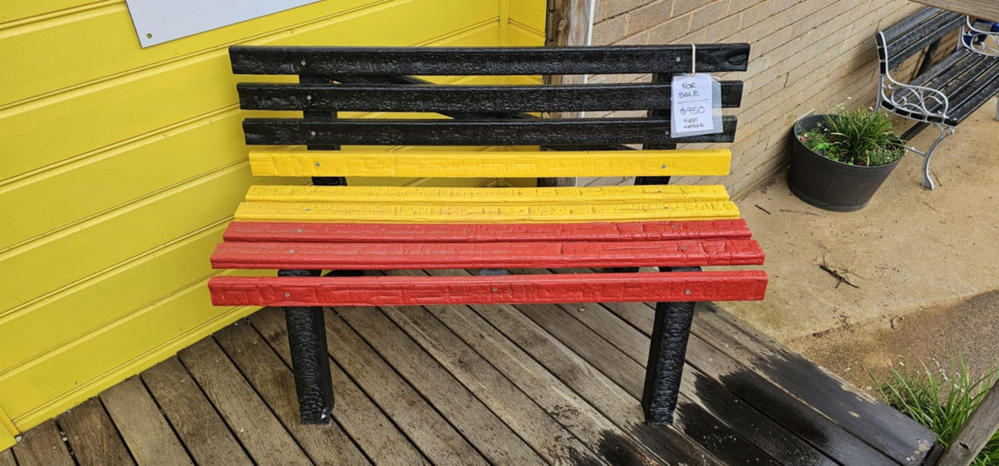 Small Rainbow Kindness Bench