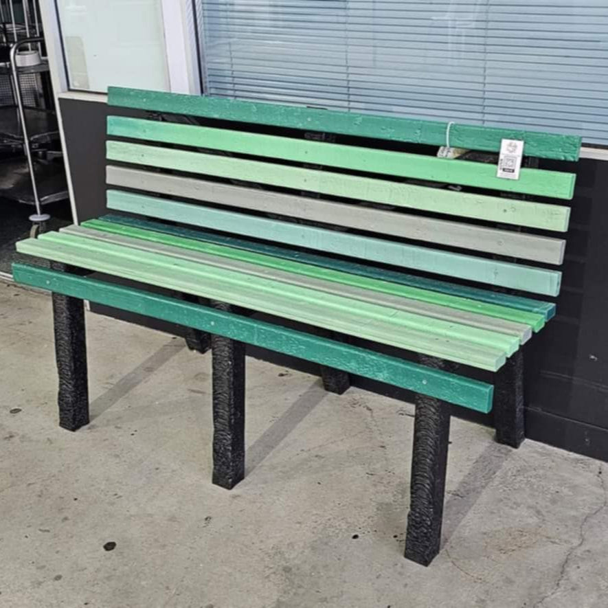 Large Rainbow Kindness Bench